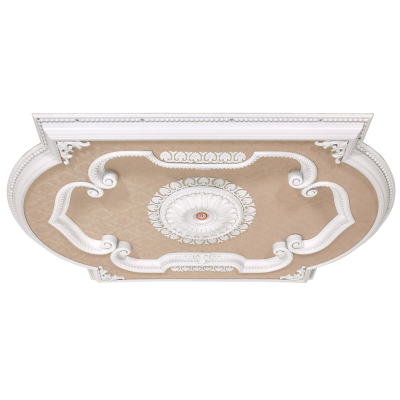 Blanco Rectangular Chandelier Ceiling Medallion, 70" H x 47" W x 3" D