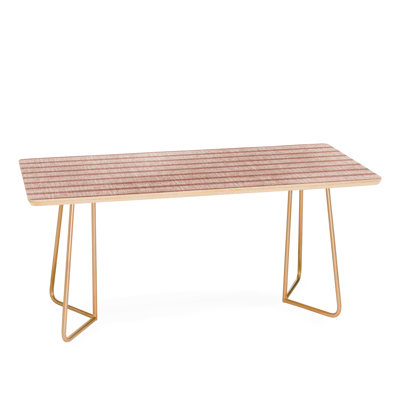Table basse à rayures zhi