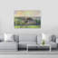 The Church And Farm Of Eragny, 1895 Abstract Contemporary Wall Art Print-1756065307