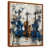 Brown Floater Framed, Solid Wood