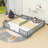 Twin & Twin Wood Double Floor Bed With Guardrails-723580538
