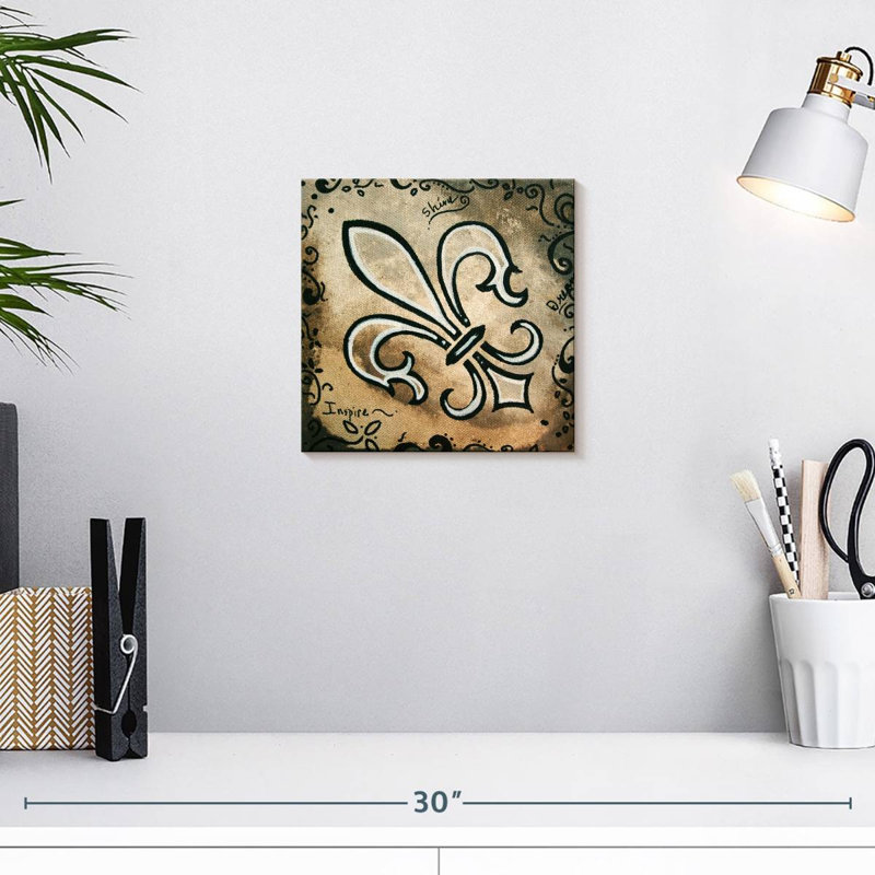 Kerner Fleur-De-Lis Shine, H 10 po x l 10 po