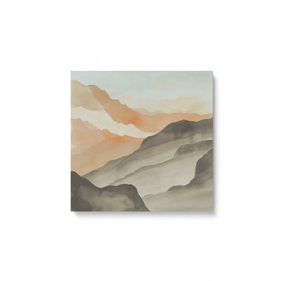 Amber Horizons I Wrapped Canvas Print