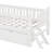 Wood Twin Size Platform Bed With Drawers And Guardrail-1537054165