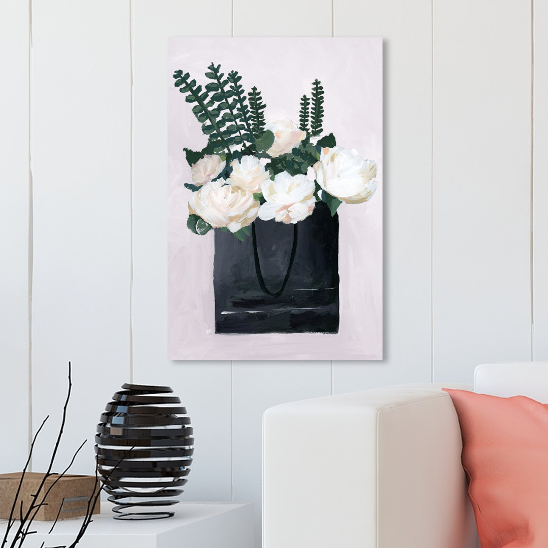'Precious Finds Simple' Painting on Wrapped Canvas