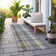 Alfonzo Washable Striped Indoor / Outdoor Rug
