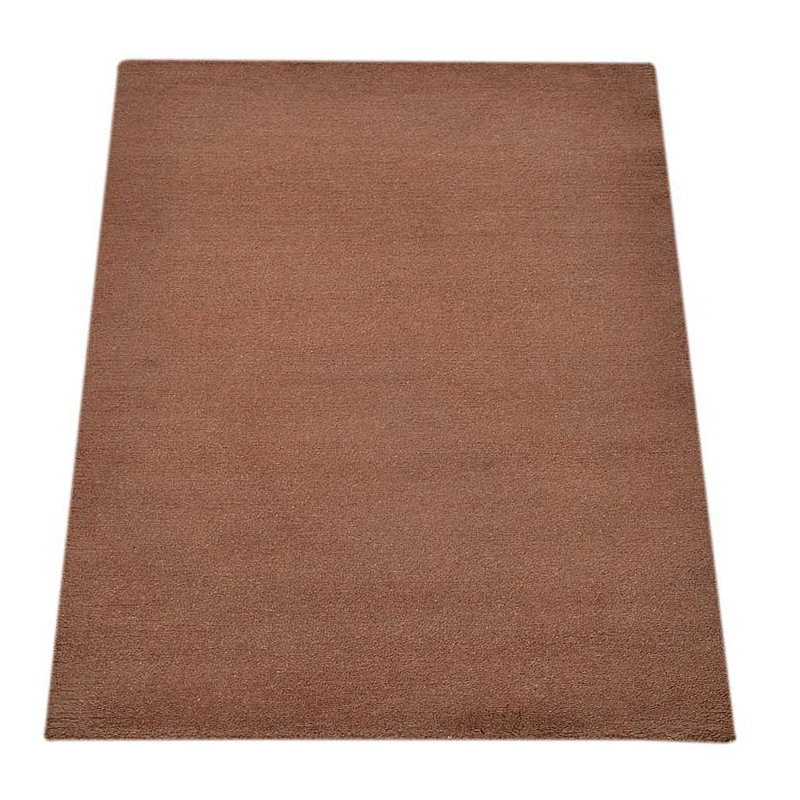 Tapis d'intérieur 100% laine Choco, Rectangle 5 pi x 8 pi