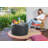 Keter Circa 37 Gallon Rattan Durable Resin Outdoor Storage and Organization Deck Box Ideal For Patio
