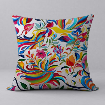 Abstract Reversible Throw Pillow