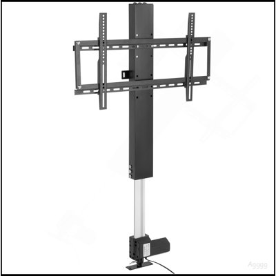 Longueur de course du lève-personne motorisé 31 po Support pour télé motorisé compatible avec un lève-personne de 60 po avec télécommande réglable en hauteur de 42 à 73 po, capacité de charge de 132 lb