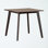Chikamara Rubberwood Square Solid Wood Top with Solid Wood Base Dining Table