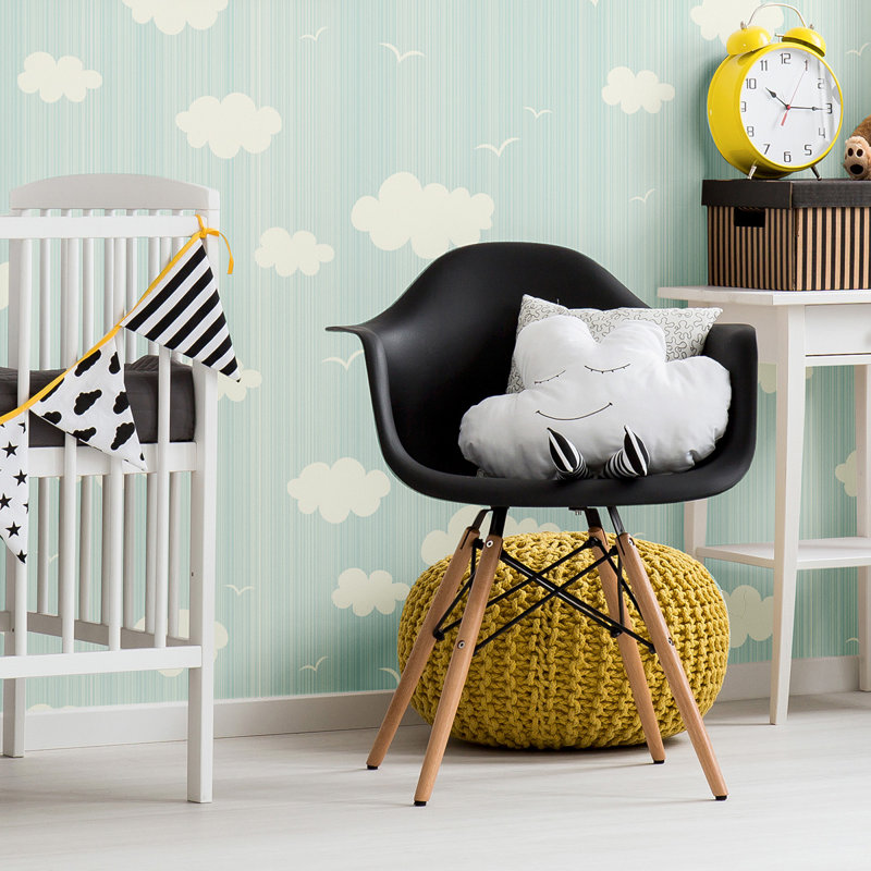 Panneau de papier peint amovible Villar Clouds Baby, L 126 po x l 24 po