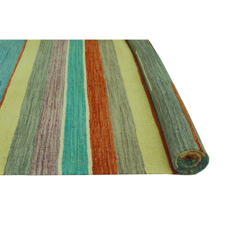 Borlow Wool Striped Indoor Rug