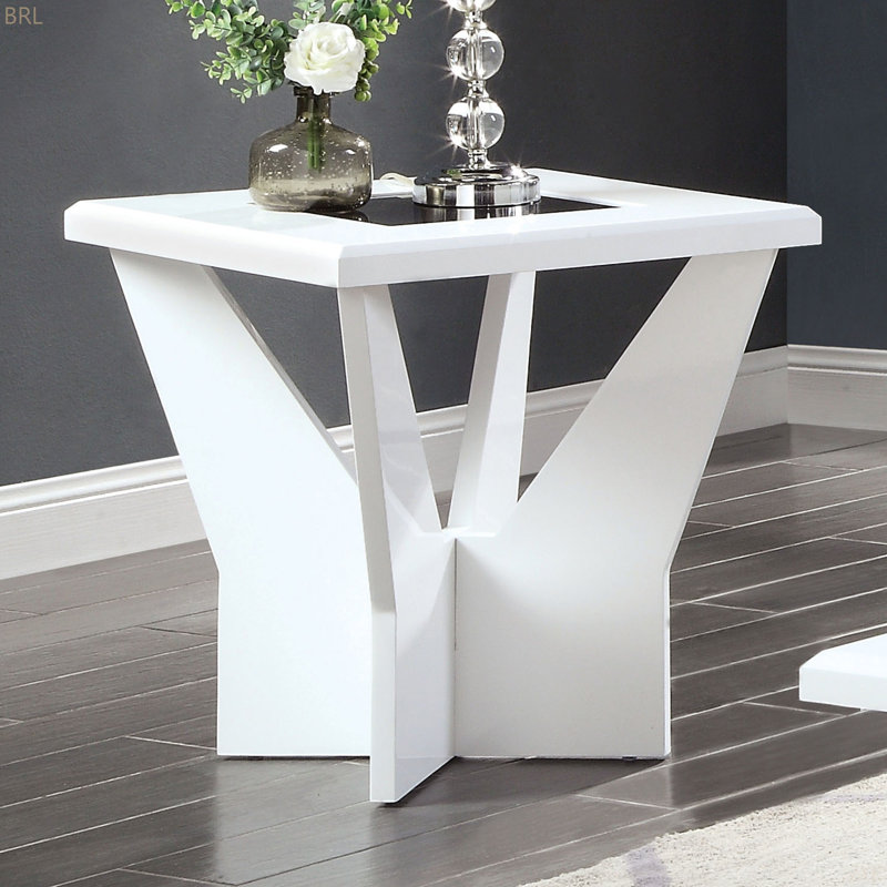 Table de bout blanche 1Pc