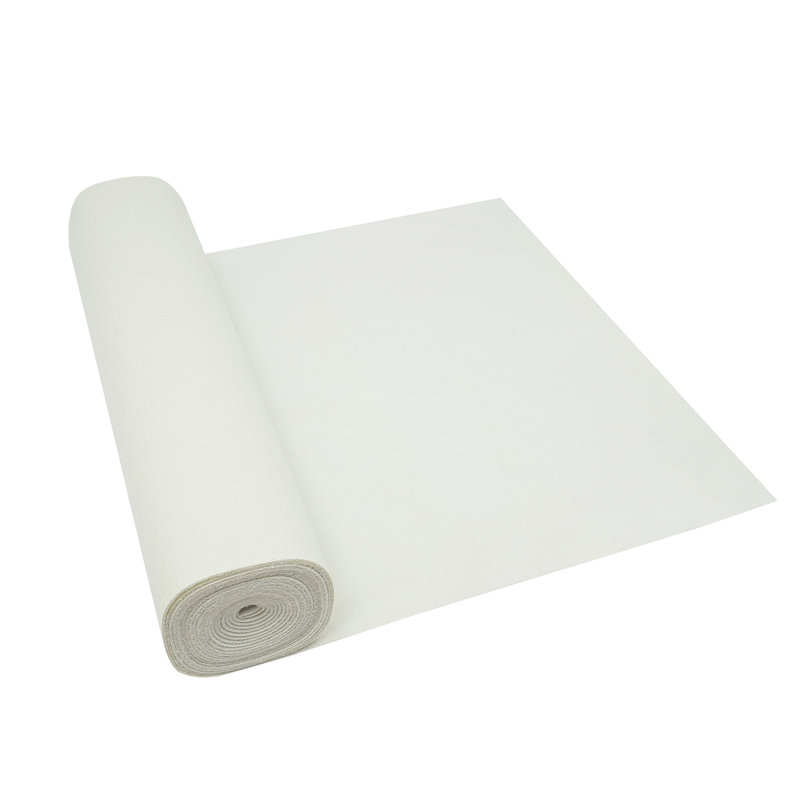 Tapis de piste antidérapant Alessja, Blanc