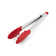 KitchenAid® Silicone Stainless Steel Tongs, 10.26 Inch, Red