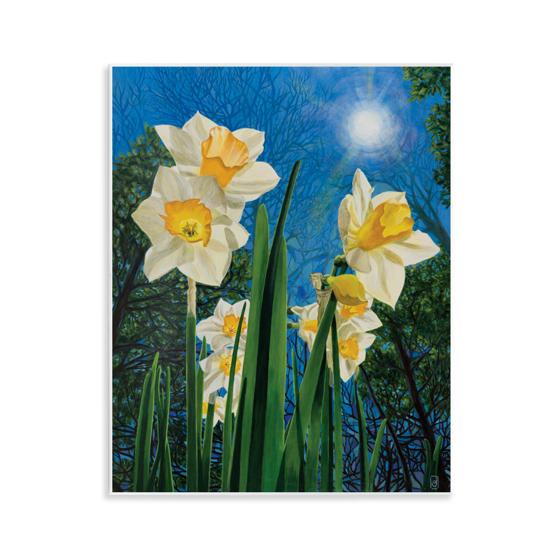 «Daffodils Under The Sun», plaque murale par Ann Jasperson