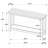 Castleton Wood Entryway Sofa Console Table