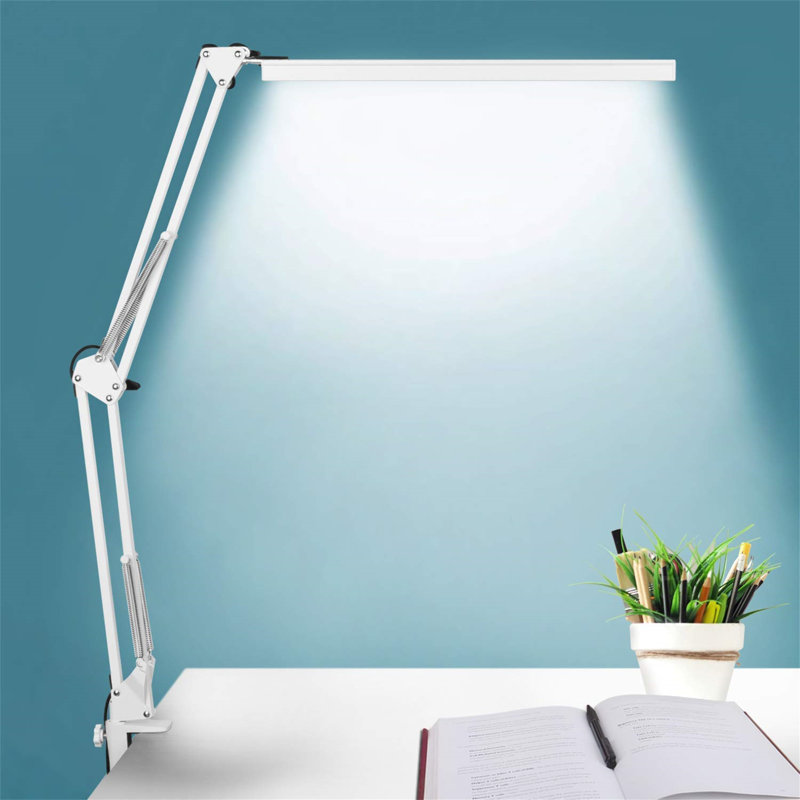 LED Desk Lamp With 3 Color Modes, 10 Brightness Levels And Adapter, Memory Function 10W