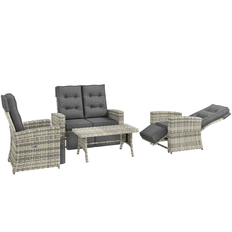 Altamont 4 - Person Seating Group with Cushions
