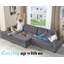 Canapé double surdimensionné 145 pouces-98666633-98666631