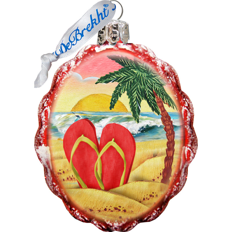 Keepsake 2'' Handmade Glass Holiday Shaped Ornament