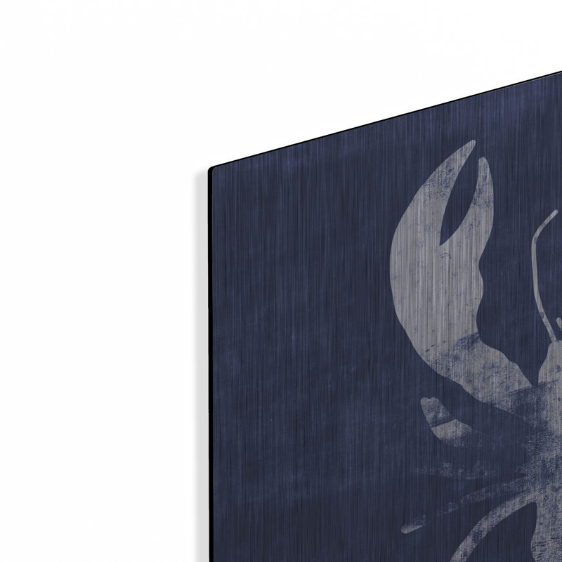 «Indigo Lobster» par Linda Woods, H 24 po x l 24 po