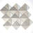Mountain Top 10.88'' W X 13'' Random Marble Look Mosaic Wall Tile-60816857