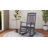  High Back Slat Rocking Chair, Solid Wood Outdoor Rocking Chair-942179145