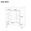Armoire de salle de bain 30 po avec lavabo et tiroir vert-114934309