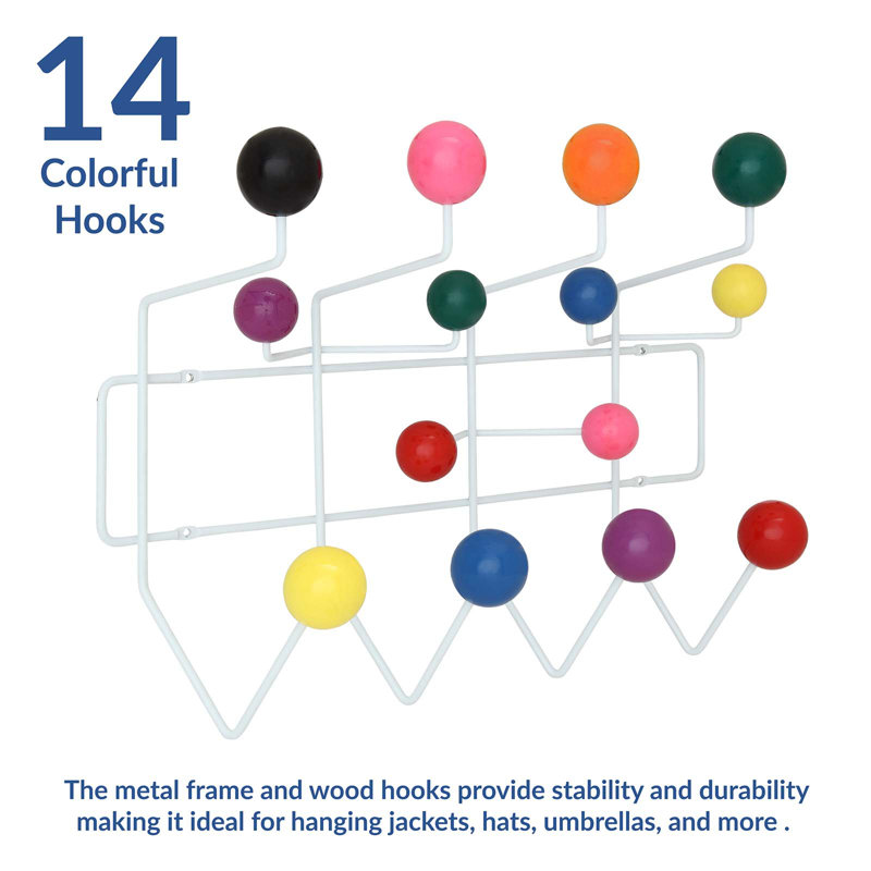 Gumball Wall Mounted Coat Rack