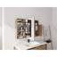 Armoire de salle de bain avec miroir et rangement