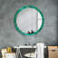 Huldar Glass Flat Wall Mirror