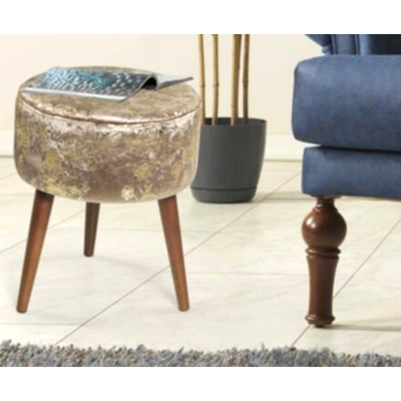 Repose-pieds rond, Light Brown