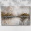 Vue sur le lac Honeybloom - Toile tendue avec châssis-653799116