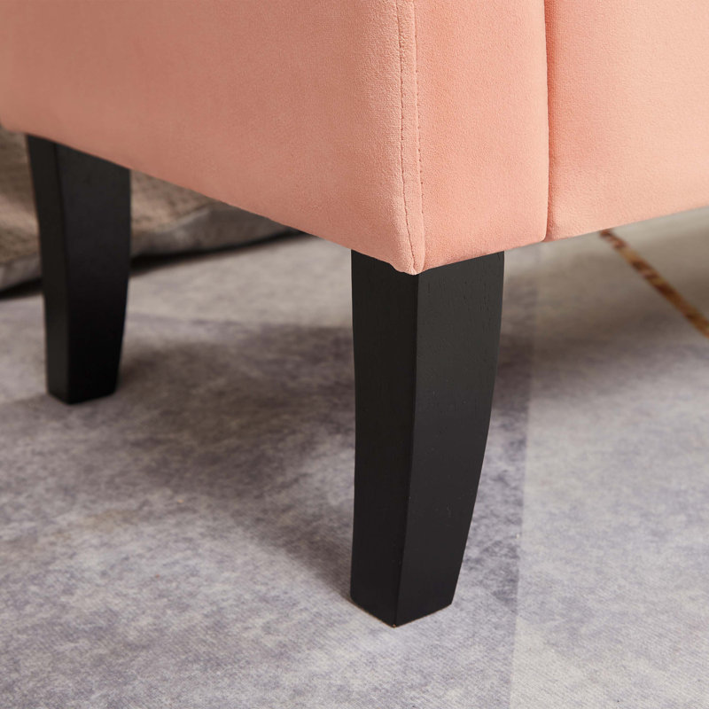 Banc rembourré Encinal, Rose