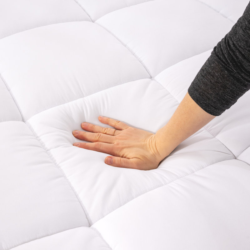 Protège-matelas en duvet synthétique réversible Premium, Double TG