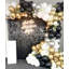 Shimmer Wall Backdrop noir à paillettes carrées et décorées pour mariage, anniversaire, fête, 36 panneaux-1507669369