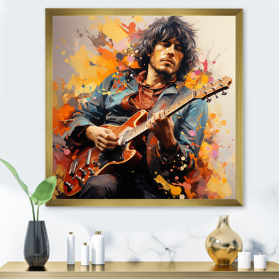 Rockstar Portrait 3 - Music Wall Art