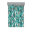 Bleu sarcelle, brun, blanc / floral