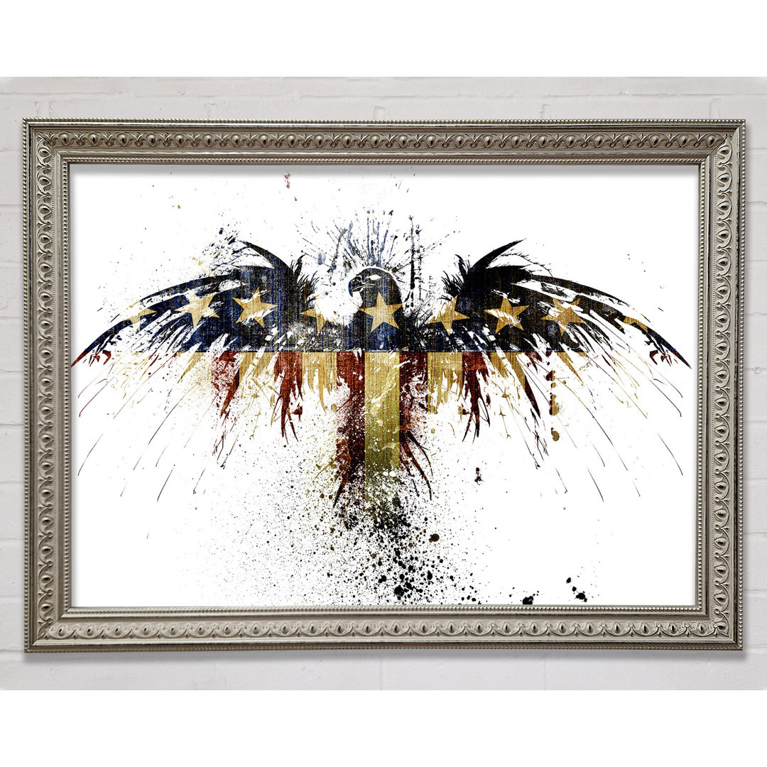 Gerahmtes Leinwandbild American Eagle 2