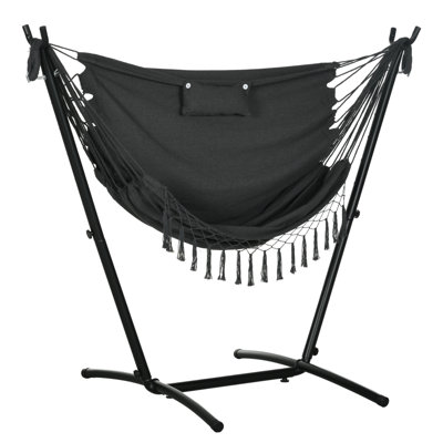 Chaise de hamac avec support Outsunny