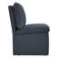 Chaise d'appoint rembourrée avec rangement caché et roulettes Helmetta-125124710