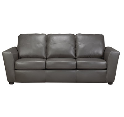 Lidiya Genuine Leather Flared Arm Sofa