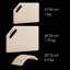 Antibacterial Cutting Boards REZATTO Crema Rzt-03