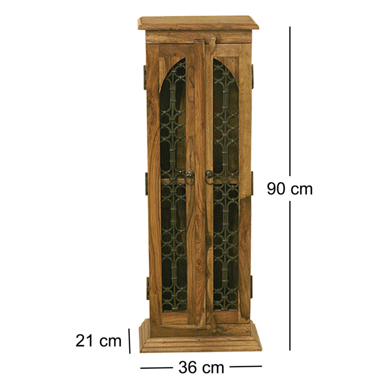 Belcher Solid Wood 90cm H Media Shelves
