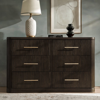 Commode simple à 6 tiroirs l 62,25 po Graciana