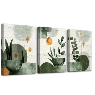 3 Piece Wrapped Canvas Print