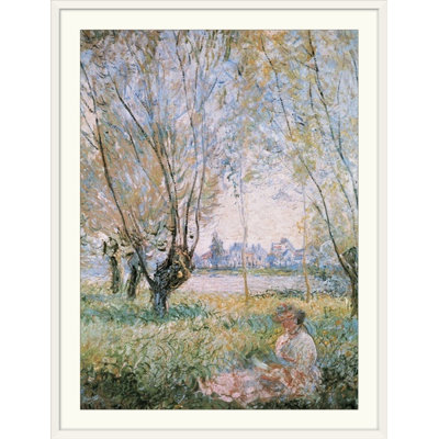 Claude " Woman Seated Under The Willows " by Claude Monet