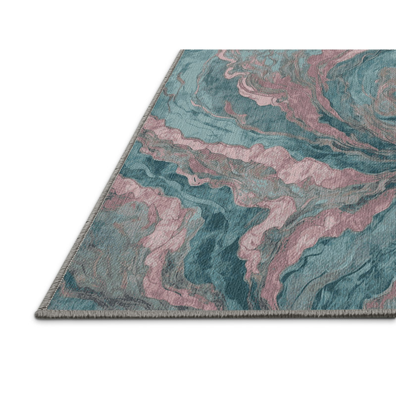 Tapis gris lavable à la machine, Rectangle 2 pi x 3 pi